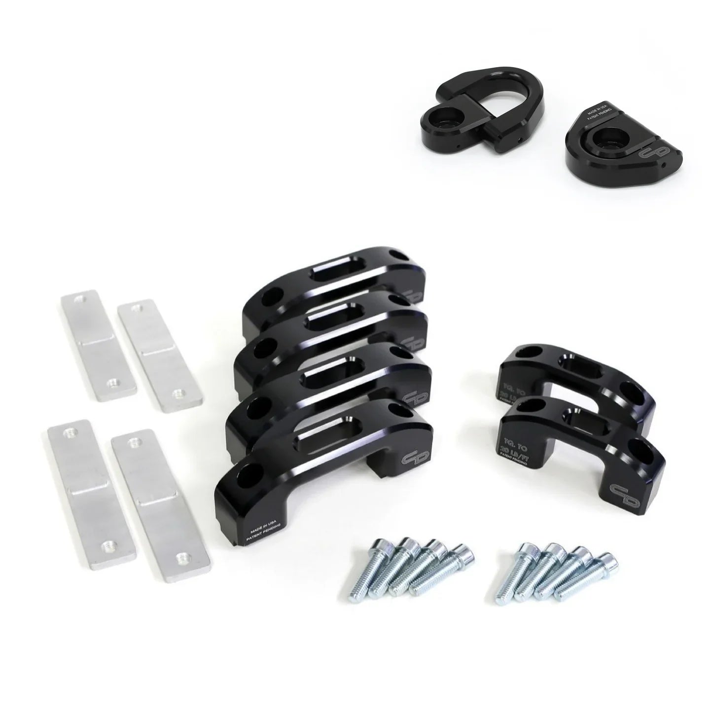 Rail + Bed + D-Ring Tie-Down Anchor Kit Tacoma (2016+)