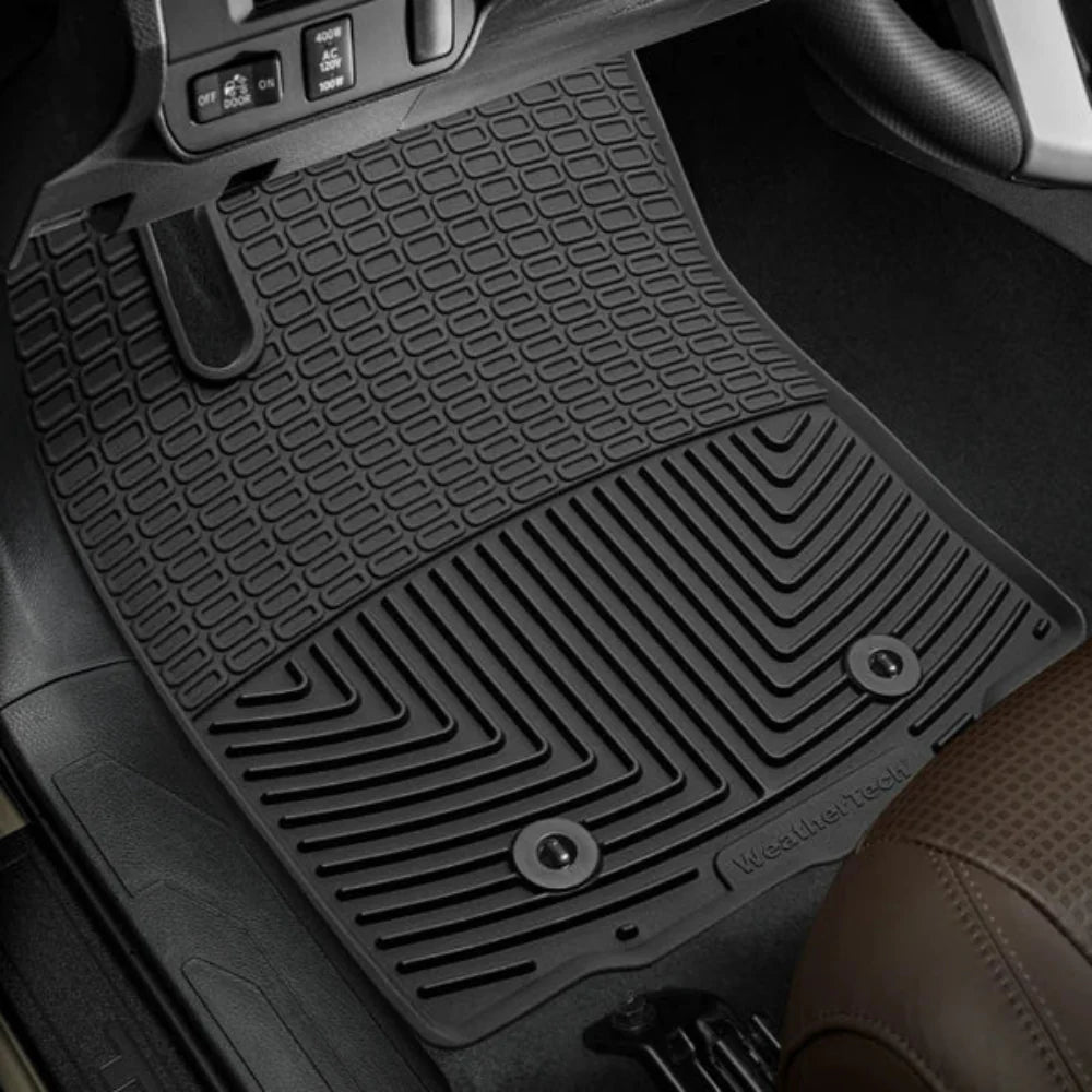 All-Weather Black 1st Row Floor Mats Tacoma (2016-2023)