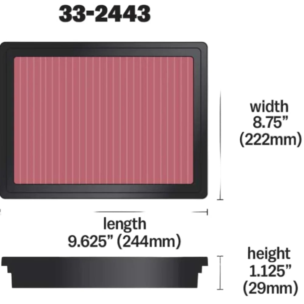 High Flow Engine Air Filter 4Runner (2025+)