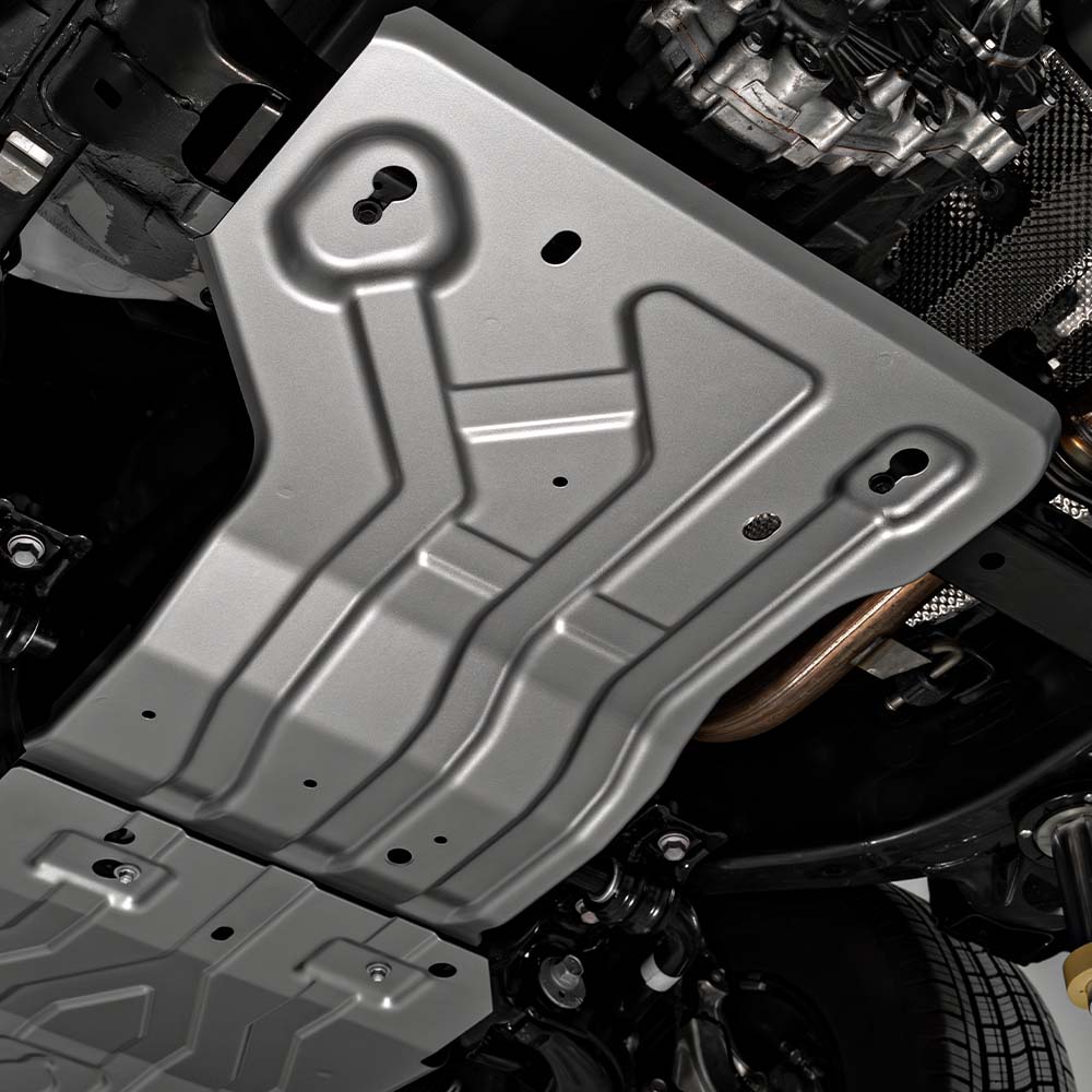 OEM Trailhunter Front + Transfer Case + Rear Differential Skid Plate + Front Frame Cross Member Bundle Tacoma (2024+)