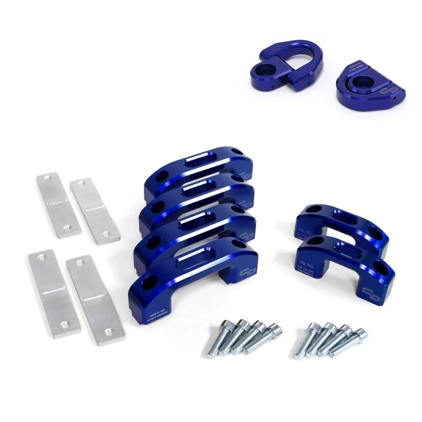 Rail + Bed + D-Ring Tie-Down Anchor Kit Tacoma (2016+)