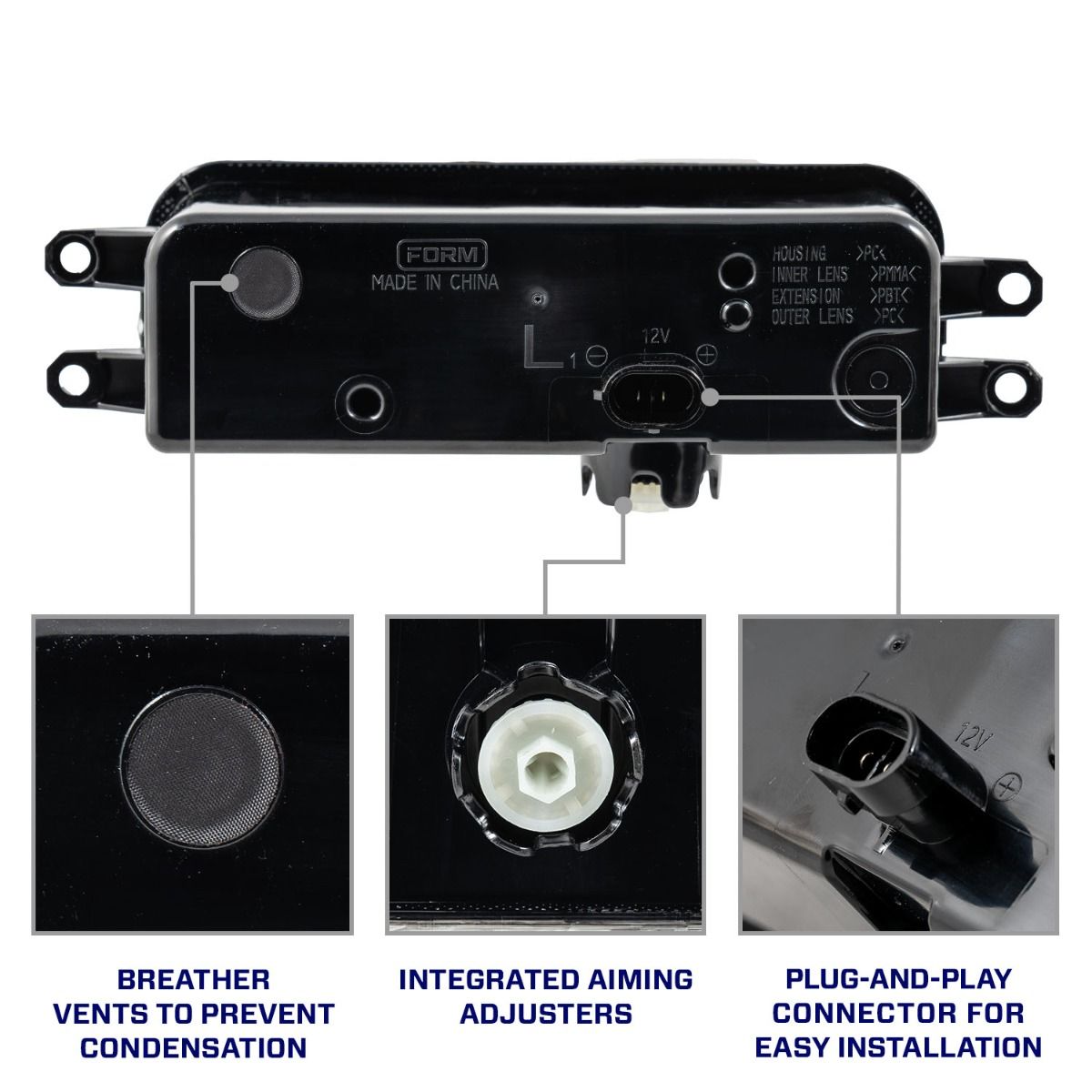 LED Fog Lights Tundra (2022+) & Tacoma (2024+) & 4Runner (2025+) & Sequoia (2023+)