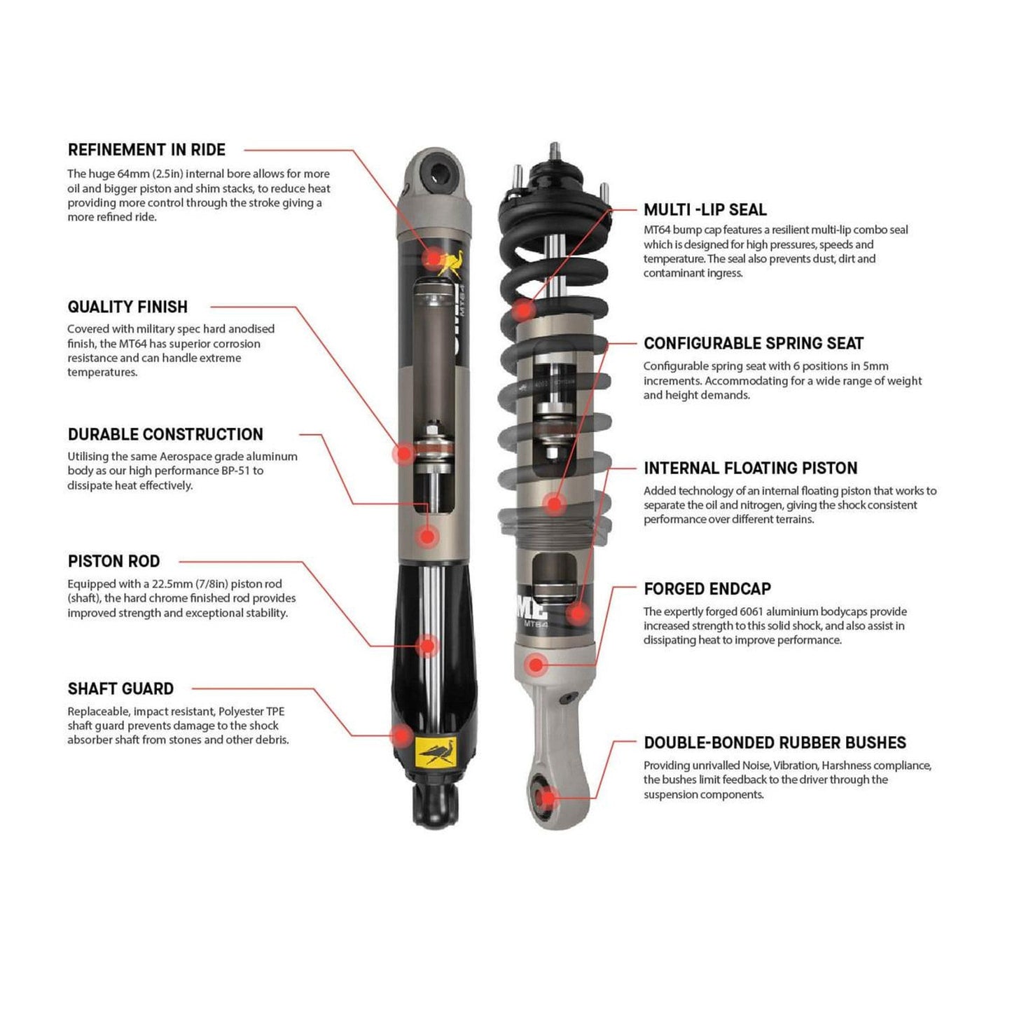 3" MT64 Lift Kit with Upper Control Arm Tundra (2022+)